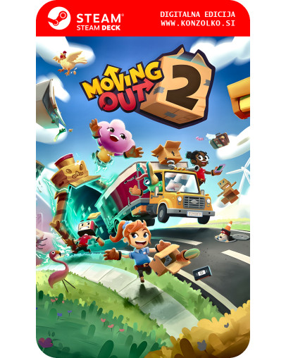 Moving Out 2 - Steam koda brez škatlice (WINDOWS PC | STEAM DECK)