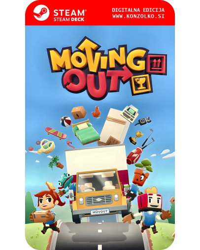 Moving Out - Steam koda brez škatlice (WINDOWS PC | STEAM DECK)