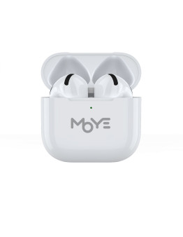 Moye Aurras 3 Lite TWS brezžične slušalke bele barve