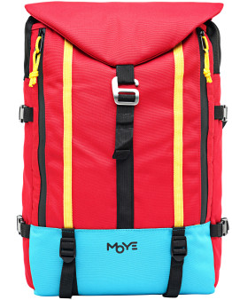 Moye Trailblazer Amsterdam 40cm nahrbtnik rdeče barve