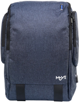 Moye Trailblazer Singapur 44cm nahrbtnik temno modre barve