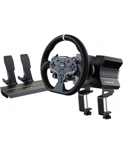 Moza R5 dirkalni komplet z volanom in pedali za PC Moza R5 dirkalni komplet z volanom in pedali za PC