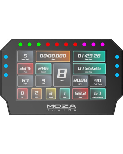 MOZA Racing CM2 RS072 zaslon