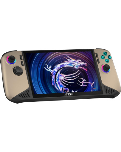 MSI Claw 8 AI+ A2VM-015 prenosna igralna konzola v črno-peščeni barvi