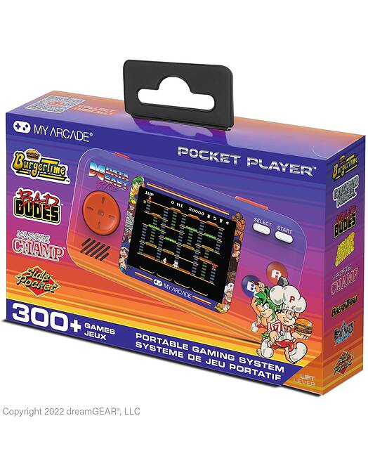Data East Hits Pocket Player prenosna igralna konzola My Arcade