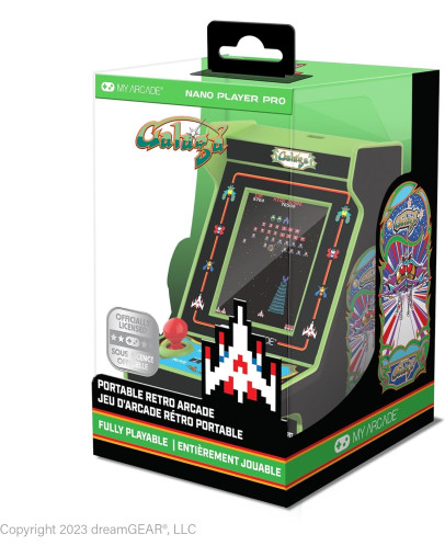 My Arcade Galaga in Galaxian Nano Player Pro prenosna retro arkadna naprava