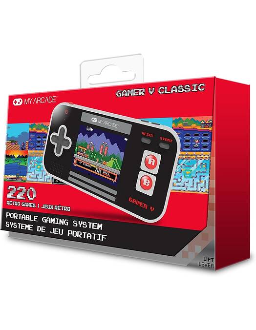 Gamer V Classic prenosna igralna konzola črne barve My Arcade