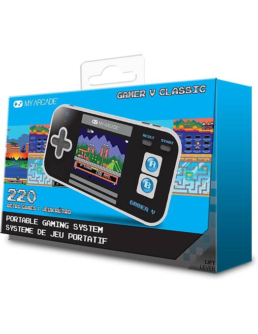 Gamer V Classic prenosna igralna konzola črno-modre barve My Arcade