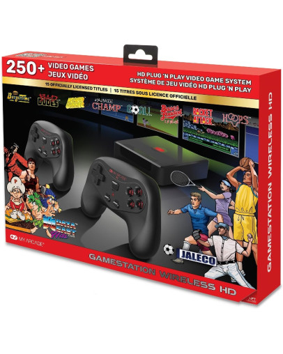 My Arcade prenosna igralna konzola z več kot 250 igrami v črni barvi