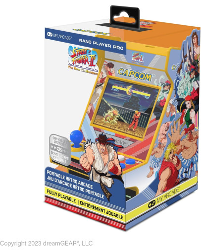 My Arcade Super Street Fighter II Nano Player Pro prenosna retro arkadna naprava