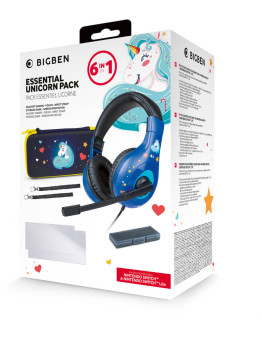 Nacon 6v1 komplet dodatkov z motivom samoroga za Nintendo Switch & Switch Lite