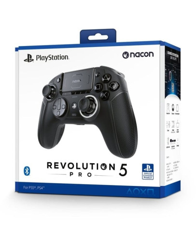 Nacon Revolution 5 Pro brezžični kontroler črne barve za PS5 & PS4 & PC