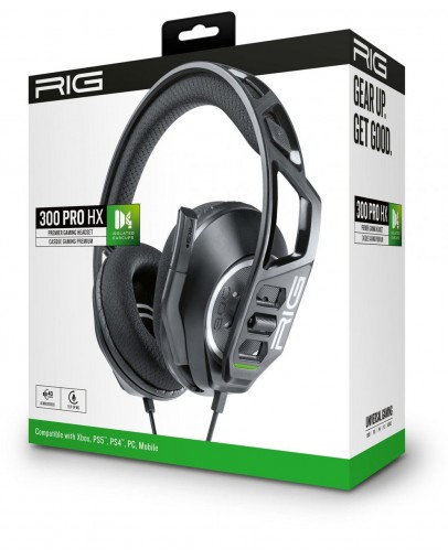 Nacon RIG 300 PRO HX žične slušalke črne barve za PC & PS4 & PS5 & Switch & Xbox