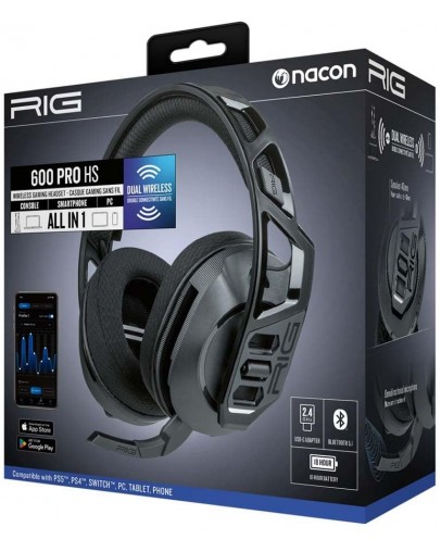Nacon RIG 600 PRO HS brezžične slušalke za PC & PS4 & PS5 & Switch & Xbox & Steam Deck