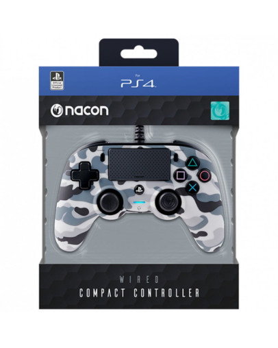 Nacon žični kontroler v sivi kamuflažni barvi za PS4 & PC