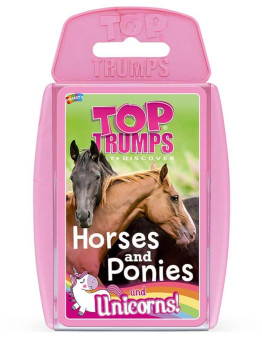 Namizna družabna igra Konji poniji in samorogi Top Trumps