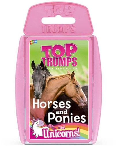 Namizna družabna igra Konji poniji in samorogi Top Trumps