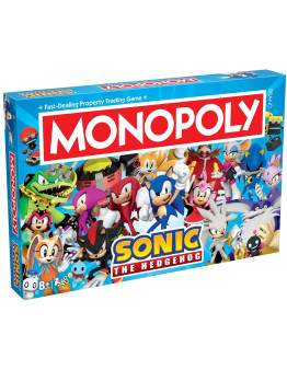Namizna družabna igra Monopoly Sonic The Hedgehog v angleškem jeziku Winning Moves