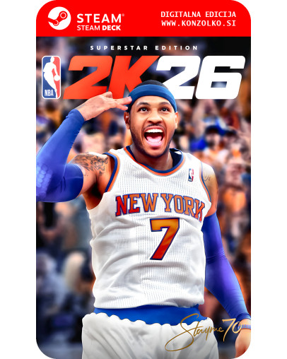 NBA 2K26 Superstar Edition - Steam koda brez škatlice (WINDOWS PC | STEAM DECK)