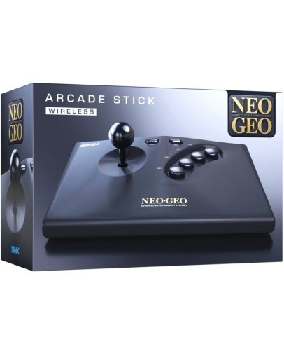 Neo Geo AES+ brezžični arkadni igralni plošček v črni barvi