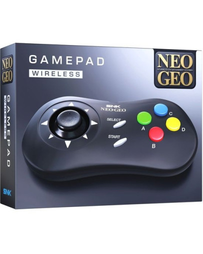 Neo Geo AES+ brezžični igralni plošček v črni barvi