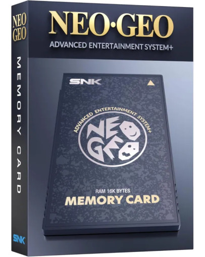 Neo Geo AES+ spominska kartica v črni barvi