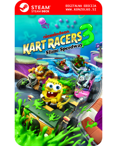 Nickelodeon Kart Racers 3 Slime Speedway - Steam koda brez škatlice (WINDOWS PC | STEAM DECK)