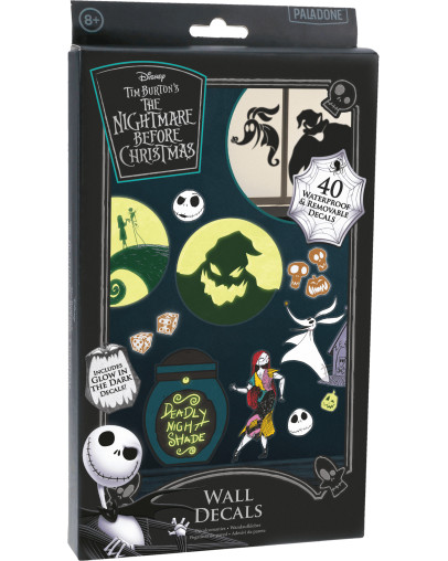 Nightmare Before Christmas stenske nalepke Paladone