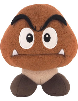 Nintendo plišasti Goomba iz Super Mario sveta 14cm visok