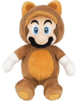 Nintendo plišasti Mario Tanooki iz Super Mario sveta 22cm visok