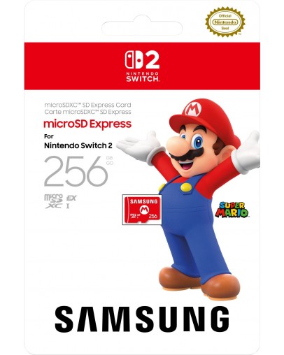 Nintendo Switch 2 Samsung MicroSD Express 256GB spominska kartica Nintendo Switch 2 Samsung MicroSD Express 256GB spominska kartica