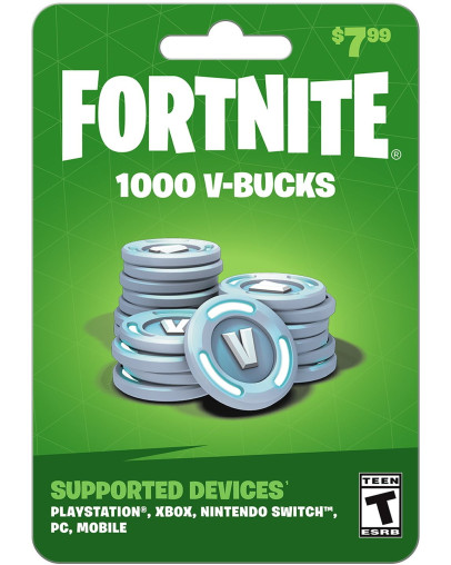 Fortnite 1000 V-Bucks za Nintendo Switch (brez kartončka)