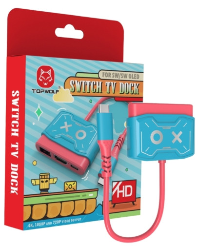 Nintendo Switch HDMI potovalni adapter za TV