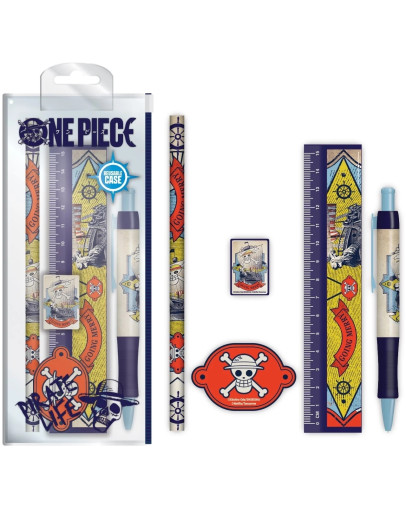 One Piece Live Action Going Merry pisarniški set Pyramid