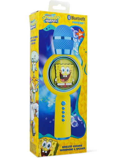 OTL Spongebob Squarepants Popsing LED Light Up brezžični karaoke mikrofon