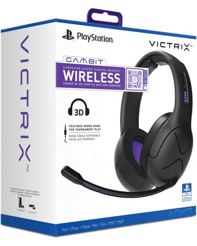 PDP brezžične slušalke Victrix Gambit za PS5 & PS4 PDP brezžične slušalke Victrix Gambit za PS5 & PS4