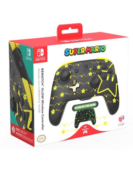 PDP brezžični kontroler Rematch Glow Super Star za Nintendo Switch 1 & 2