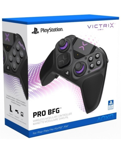 PDP brezžični kontroler Victrix Pro BFG črne barve za PC & PS5 & PS4 PDP brezžični kontroler Victrix Pro BFG črne barve za PC & PS5 & PS4