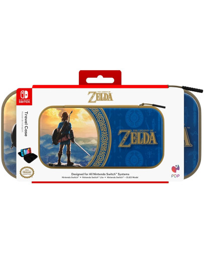 PDP deluxe potovalna torbica v barvi Hyrule Blue za Nintendo Switch