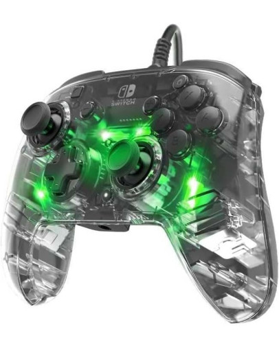 PDP Deluxe žični igralni plošček v prosojni barvi za Switch