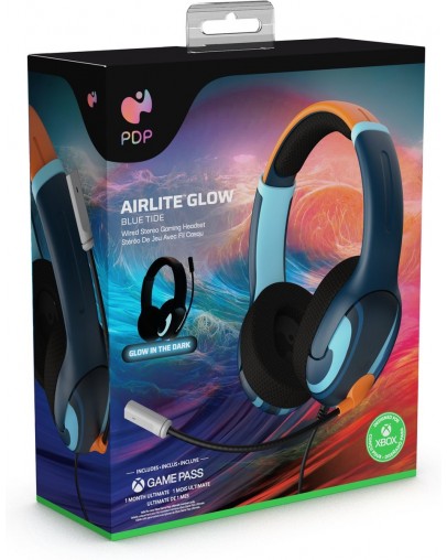 PDP žične slušalke Airlite v barvi Blue Tide za Xbox One & Xbox Series PDP žične slušalke Airlite v barvi Blue Tide za Xbox One & Xbox Series