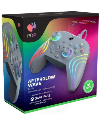 PDP žični kontroler Afterglow Wave sive barve za Xbox One & Xbox Series