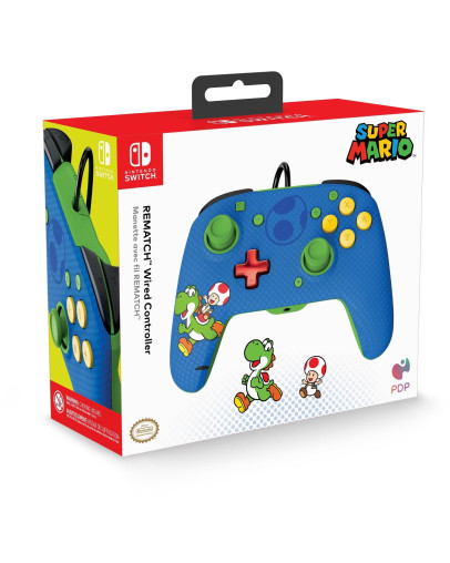 PDP žični kontroler Rematch Mario Escape za Nintendo Switch 1 & 2
