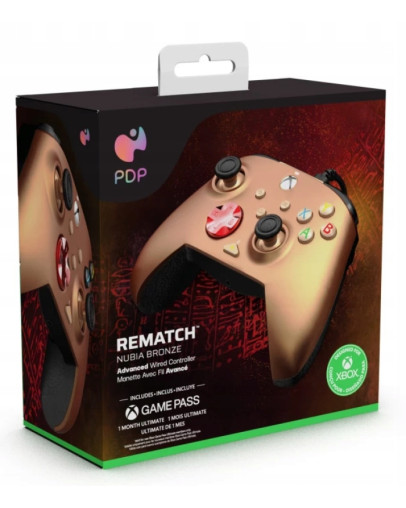 PDP žični kontroler Rematch v barvi Nubia Bronze za Xbox One & Xbox Series