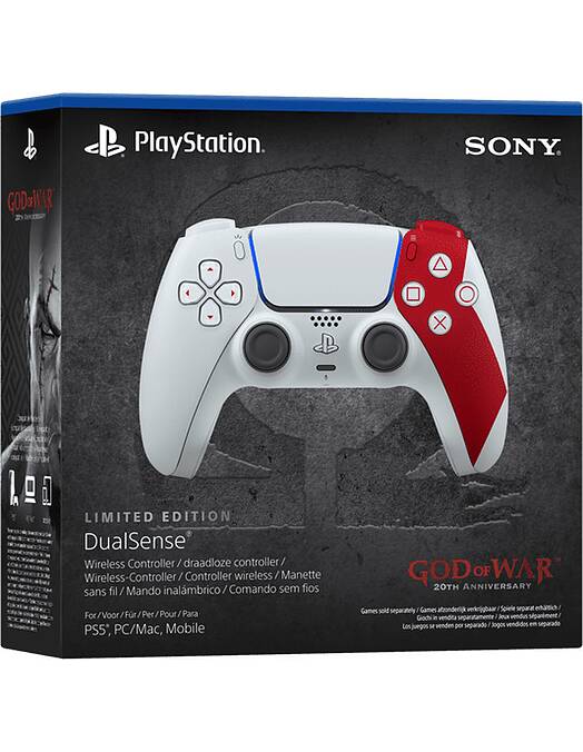 Playstation 5 DualSense God of War 20th Anniversary Limited Edition