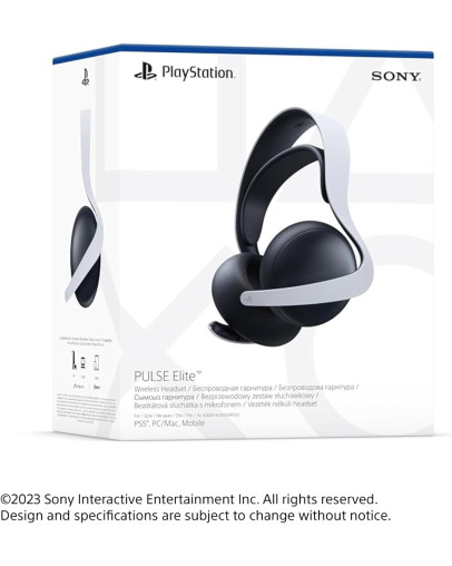 PlayStation Pulse Elite v2 brezžične slušalke s torbico za PS5 & PS4