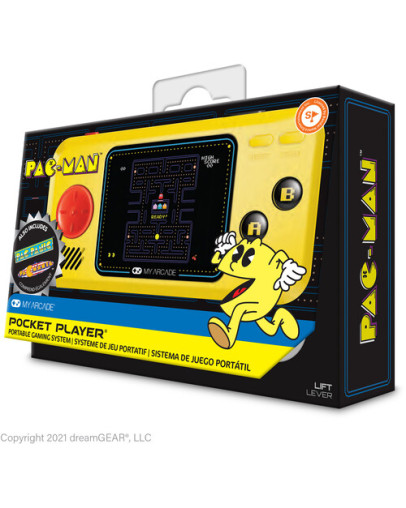 Pocket Player Pac-Man prenosni igralni sistem s tremi igrami