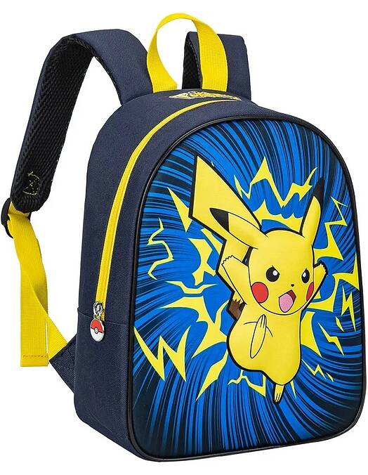Pokemon 3D otroški nahrbtnik Pikachu 32cm modre barve Cerda