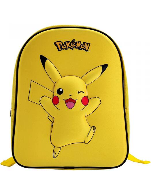 Pokemon 3D otroški nahrbtnik Pikachu 32cm rumene barve Kids Euroswan