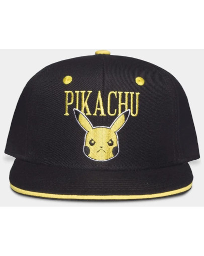 Pokemon Angry Pikachu Snapback kapa Difuzed